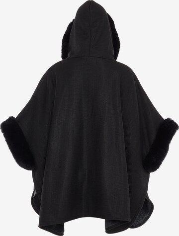 FRAULLY Cape in Schwarz