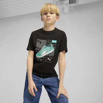 T-Shirt PUMA en noir : devant