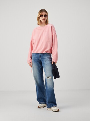 BOSS Orange Sweatshirt 'C_Efem' in Pink