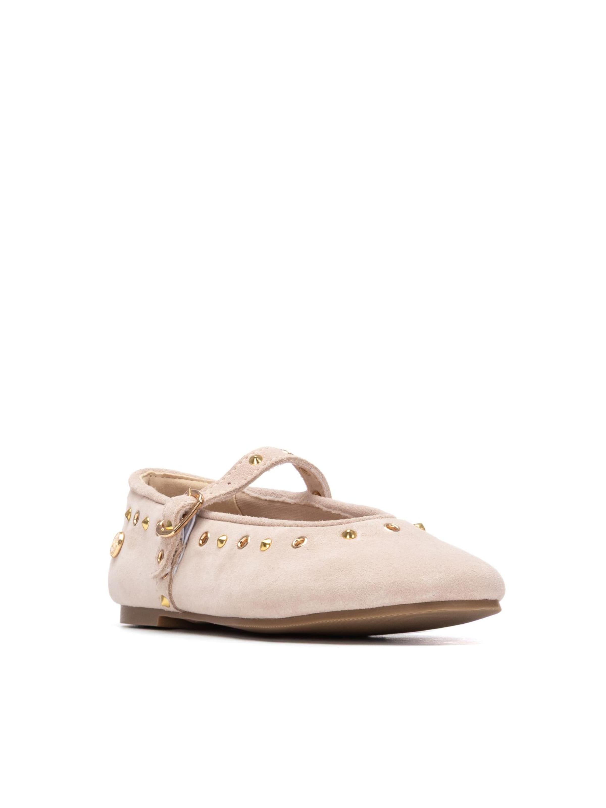 Xti Ballet Flats in Beige: front