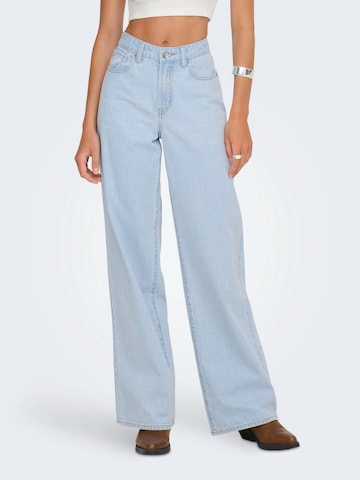 ONLY Laiad sääred Teksapüksid 'ONLHOPE', värv sinine: eest vaates