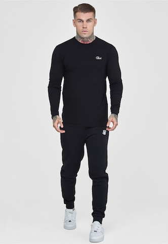 SikSilk Koszulka 'Essentials' w kolorze czarny