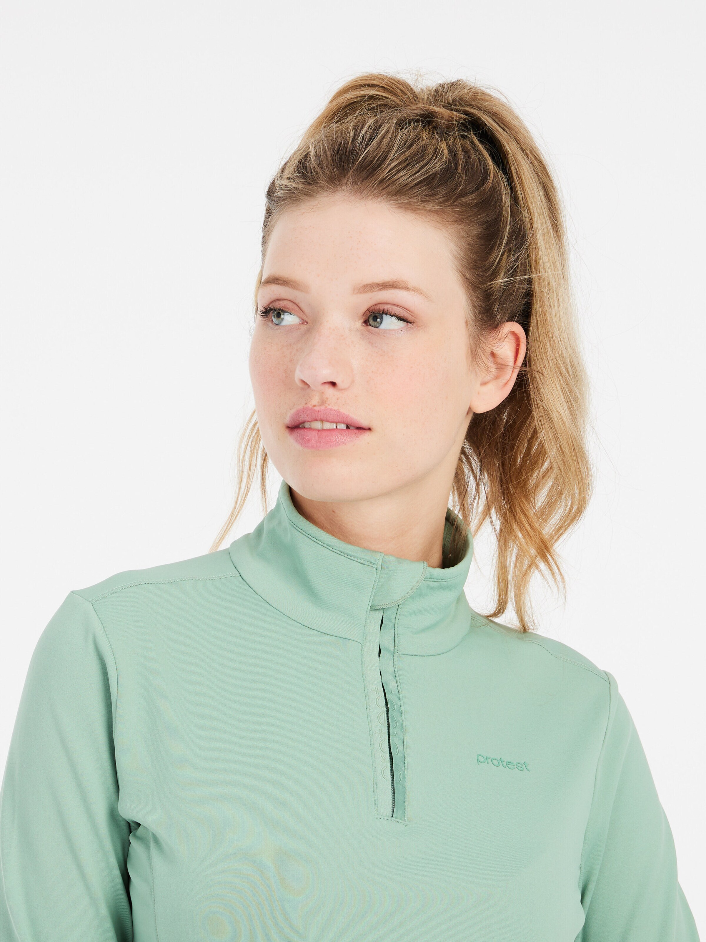 PROTEST Sportief sweatshirt 'REFABRIZ' in Groen
