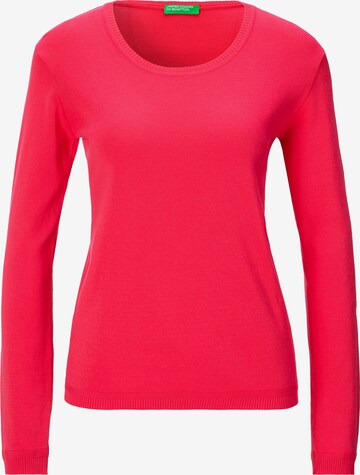 UNITED COLORS OF BENETTON Sweater in Red: front