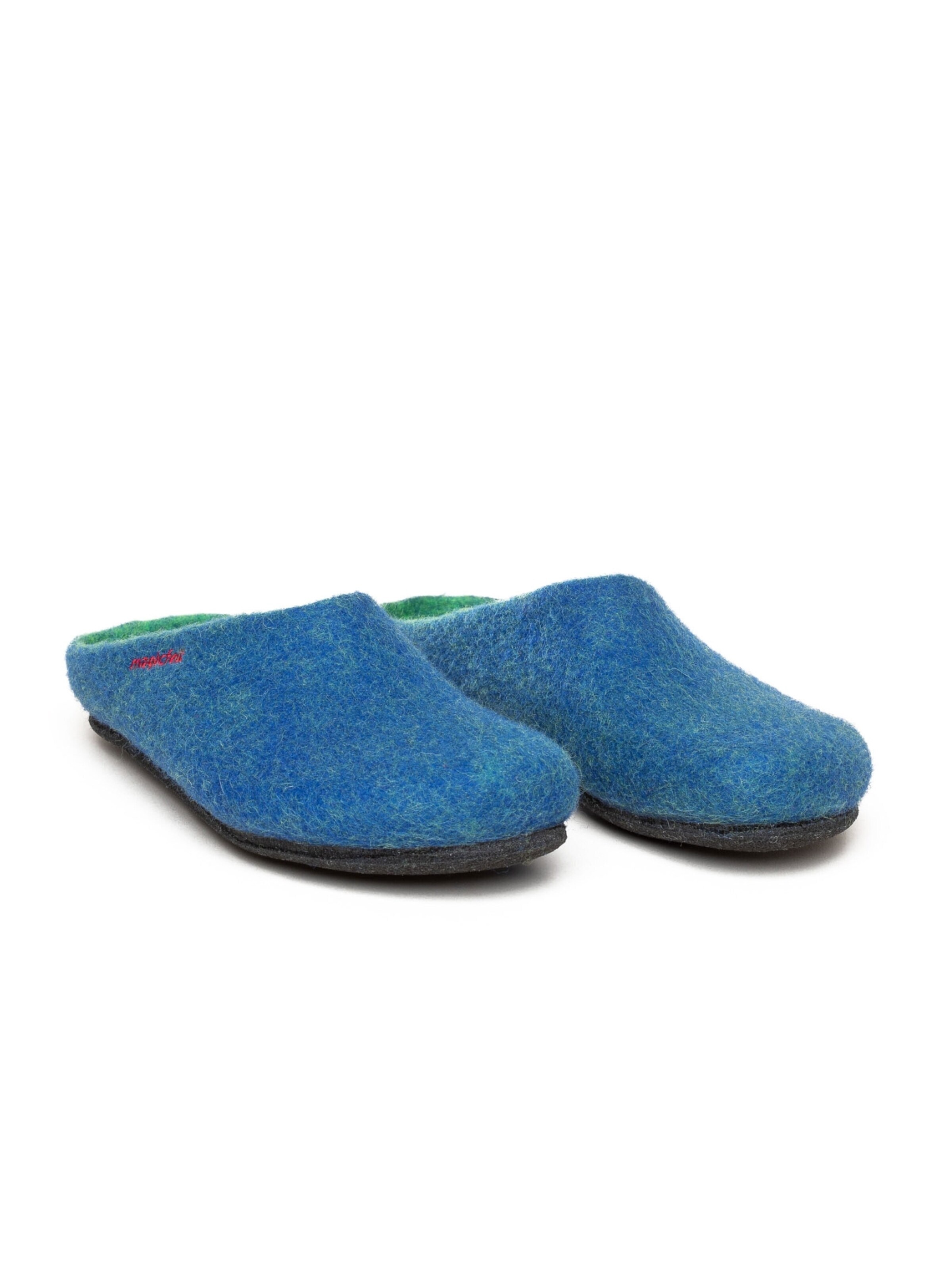 MagicFelt Slippers 'Filzpantoffel Magicfelt 709' in Blue