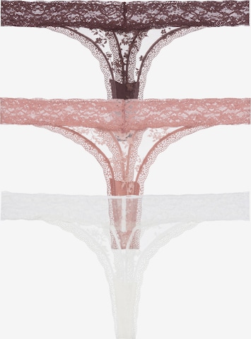 String di Dorina in beige: frontale