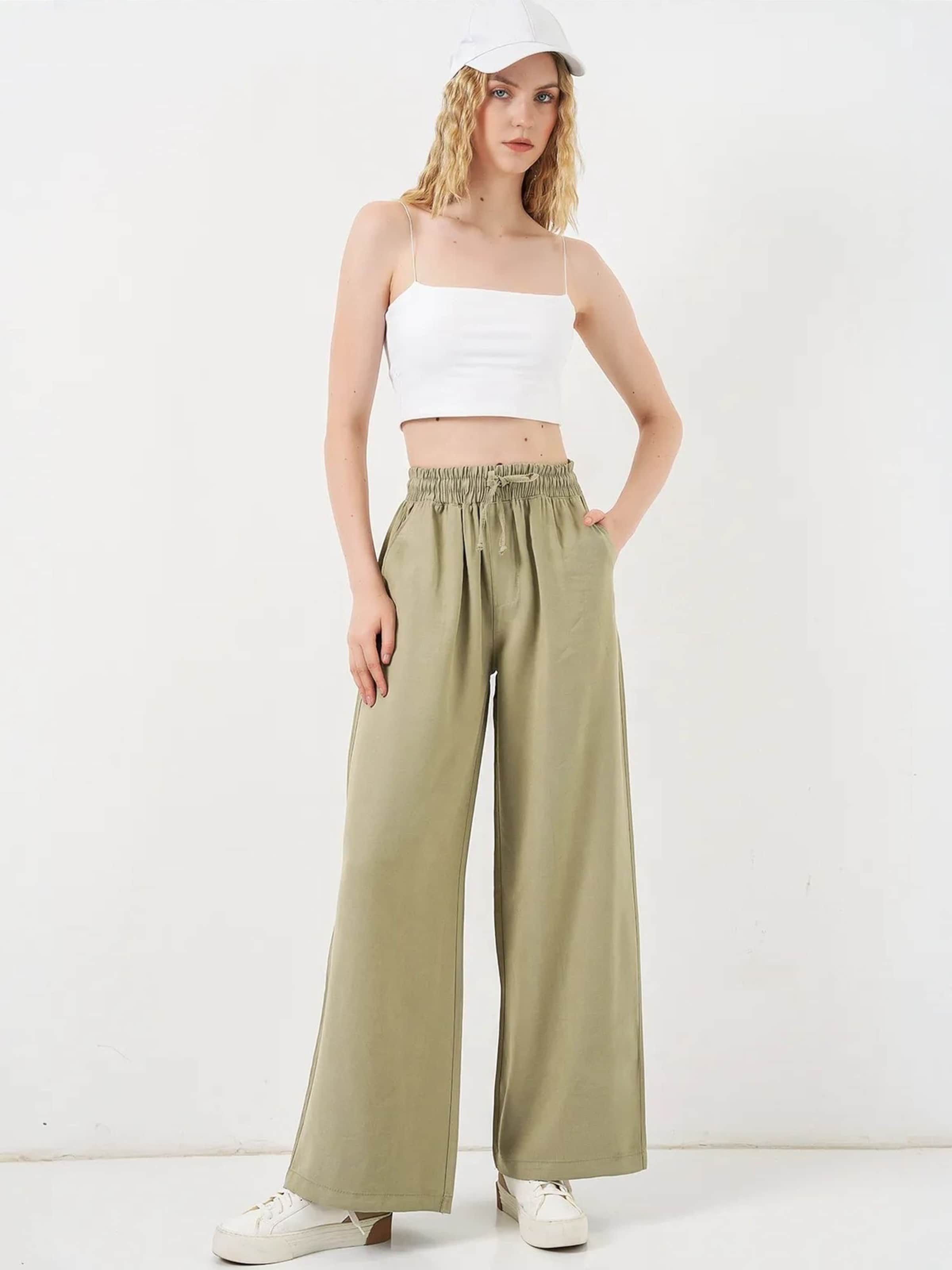 Bigdart Wide leg Trousers in Green