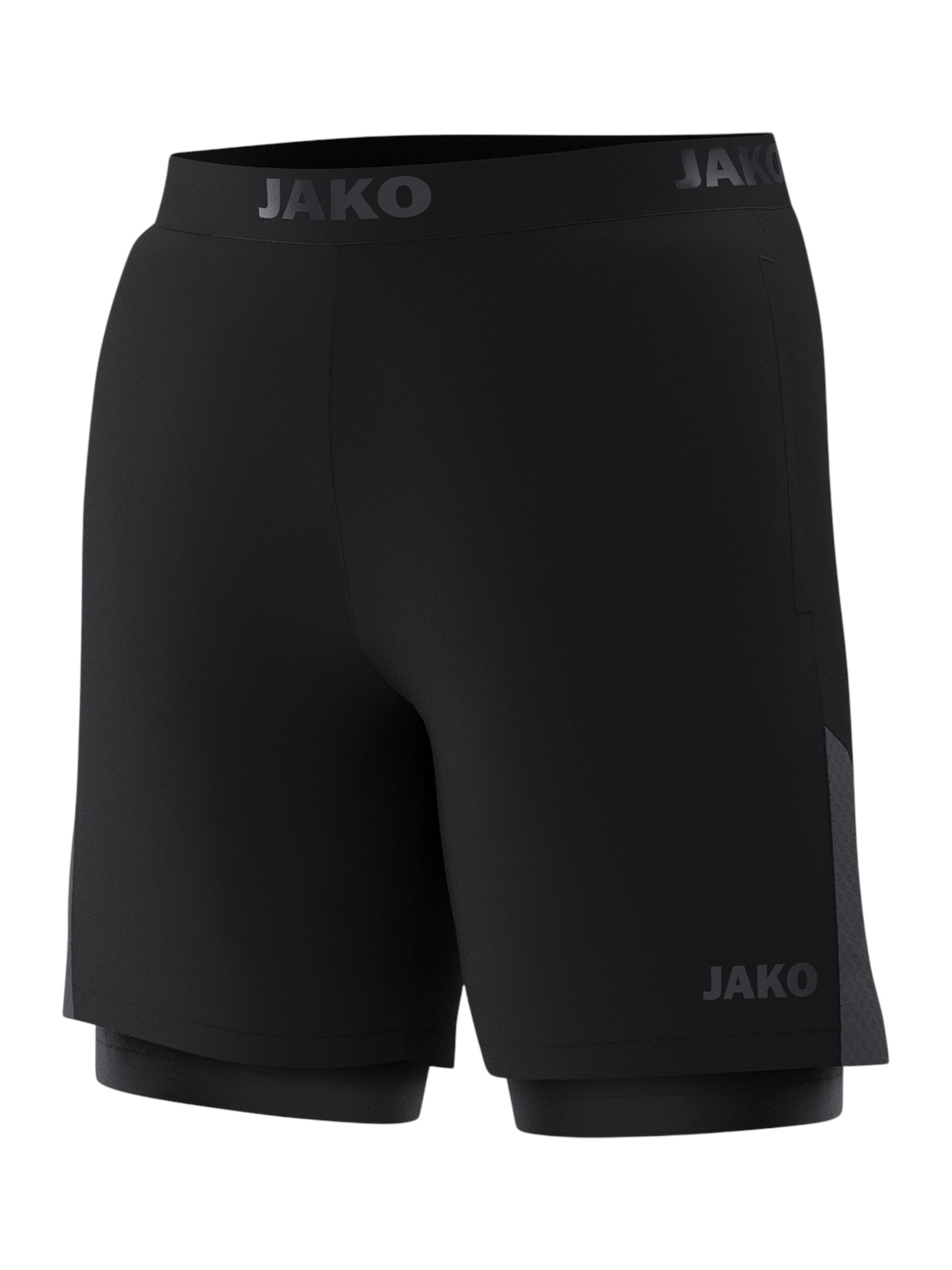 JAKO Sporthose in Schwarz: Vorderseite
