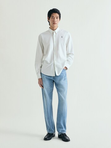 Regular fit Cămașă 'New Oxford ' de la Scalpers pe verde: față