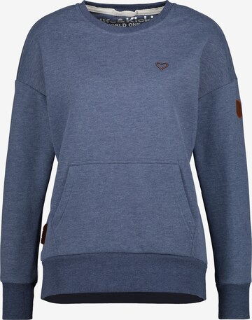 Alife and Kickin Sweatshirt 'JelenaAK A' in Blau: predná strana