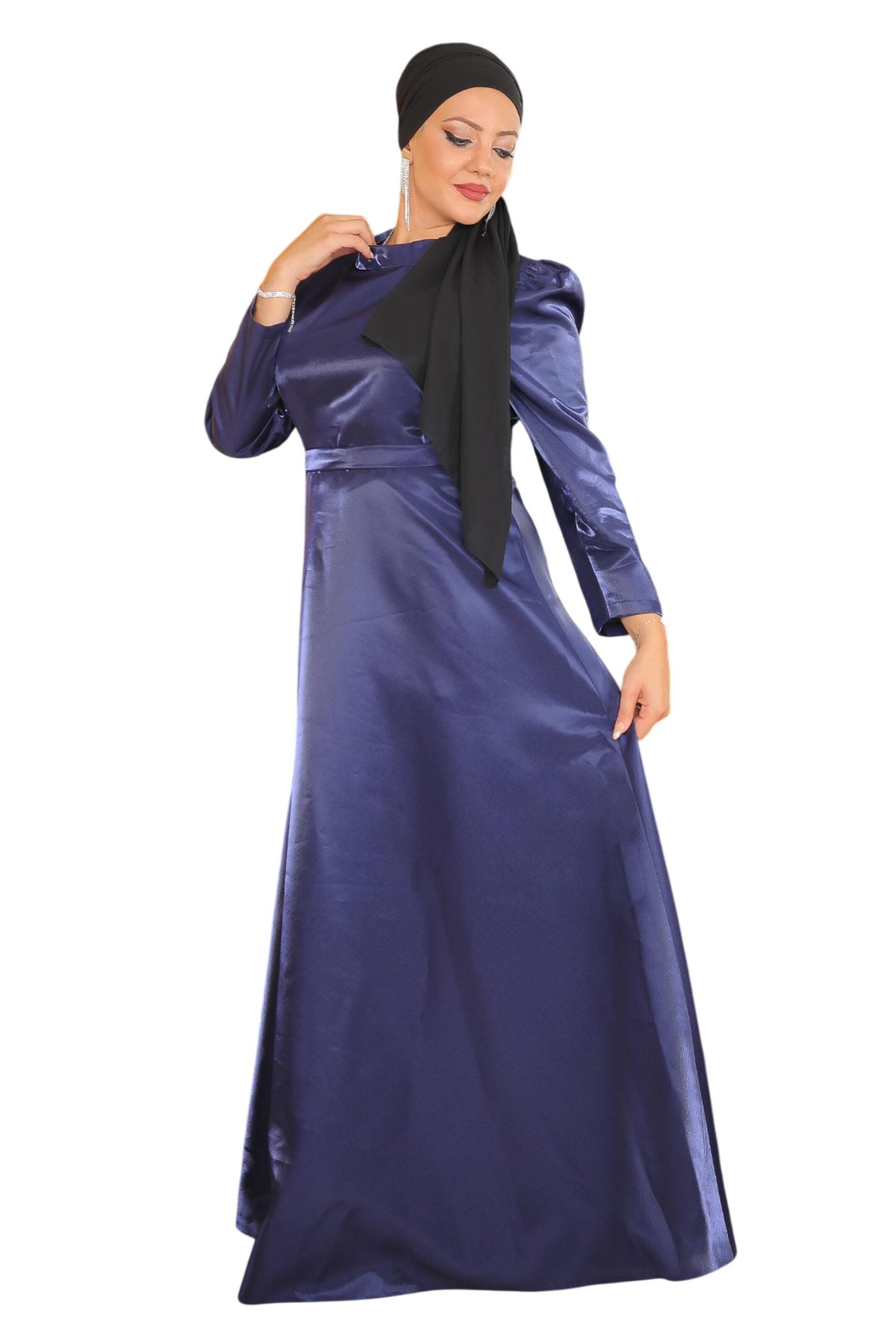 MODAMIHRAM Avondjurk in Lila: voorkant