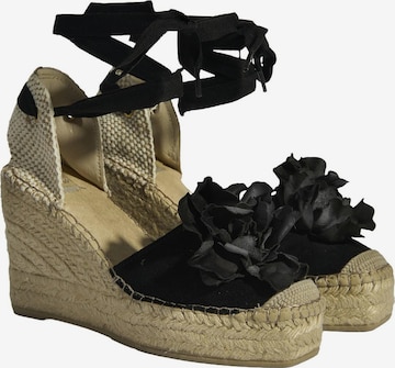 Desa Espadrilles 'Keil-Espadrilles' in Black: front