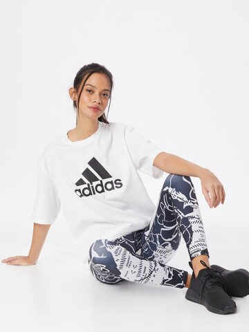 ADIDAS SPORTSWEAR Funkcionalna majica 'Future Icons Badge Of Sport' | bela barva