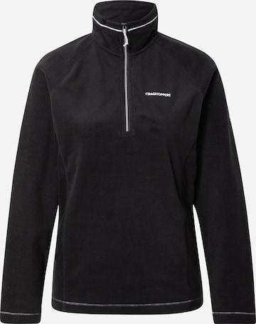 CRAGHOPPERS Athletic Sweater 'Miska' in Black: front