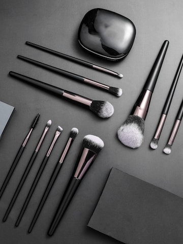 Set di gioielli 'Panther Makeup Brush Set' di Technique Pro in nero