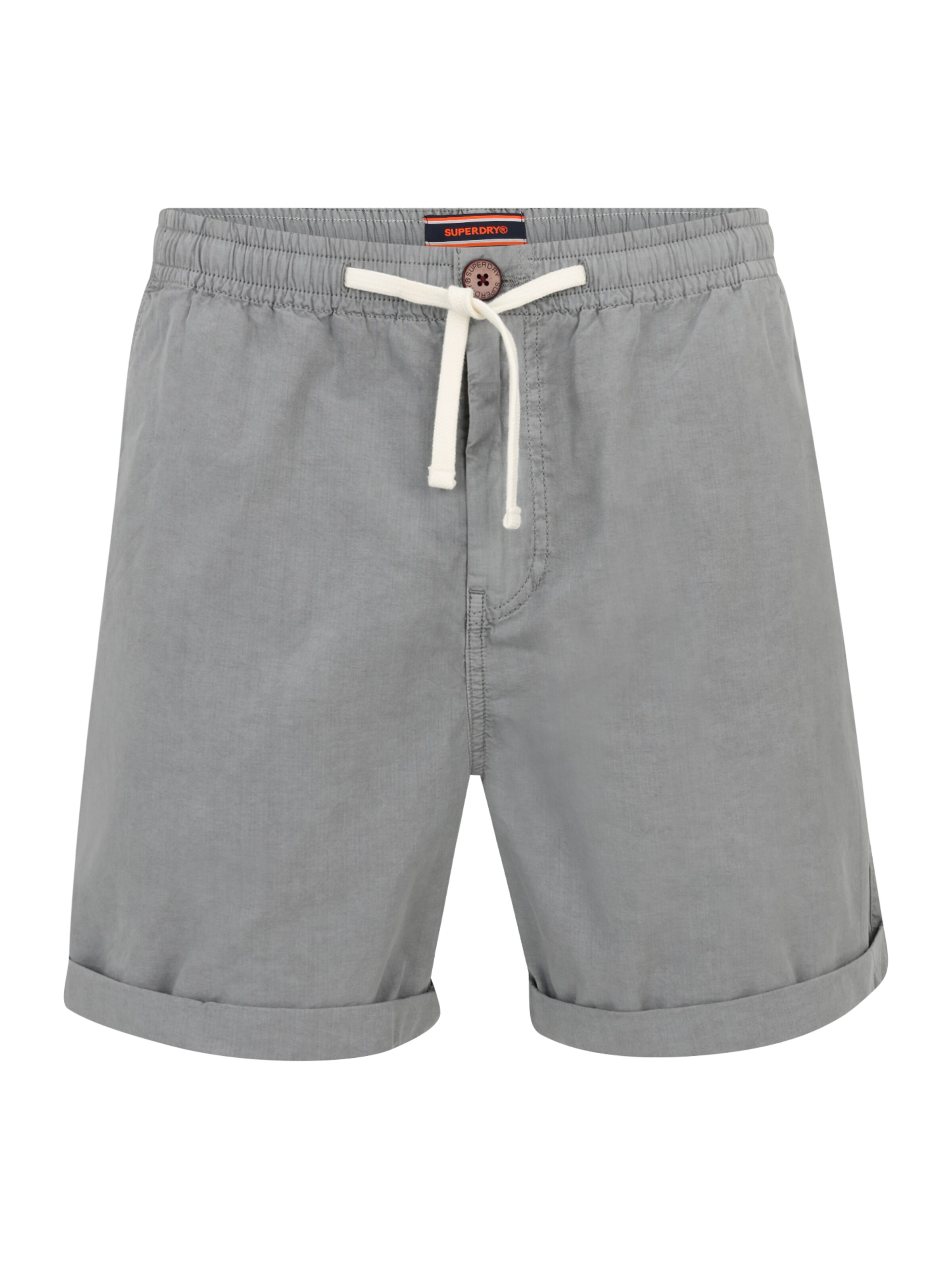 Pantalon 'Essentials' Superdry en gris : devant