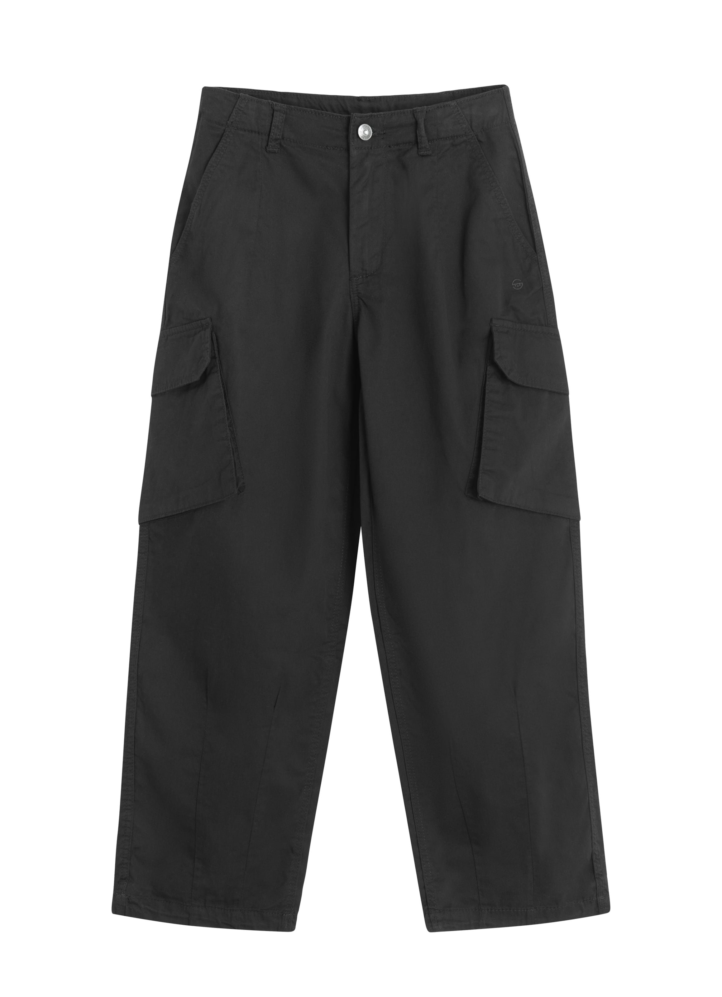 Largi Pantaloni de la Cool Club pe negru: față