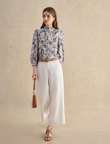 Hobbs London Wide leg Pants in White: front