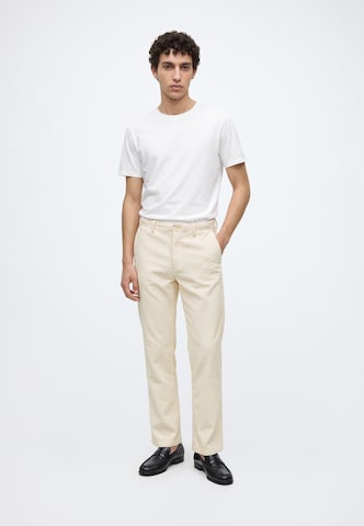 JACK & JONES Normalny krój Chinosy 'JPSTOLLIE' w kolorze biały