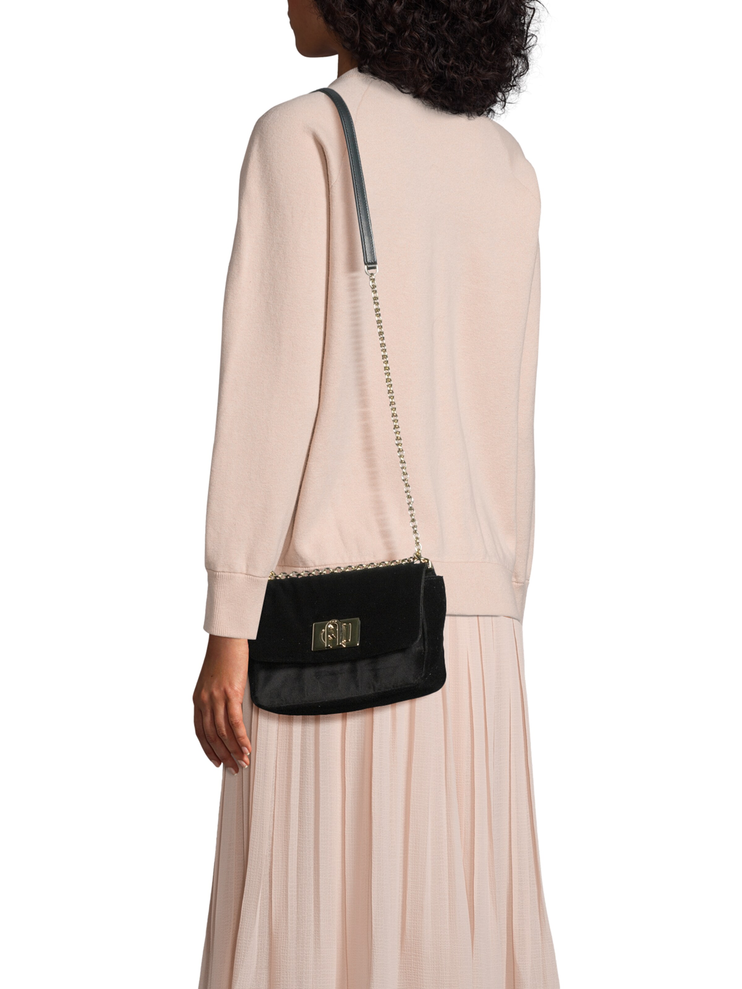 Sac à bandoulière '1927 MINI' FURLA en noir : devant