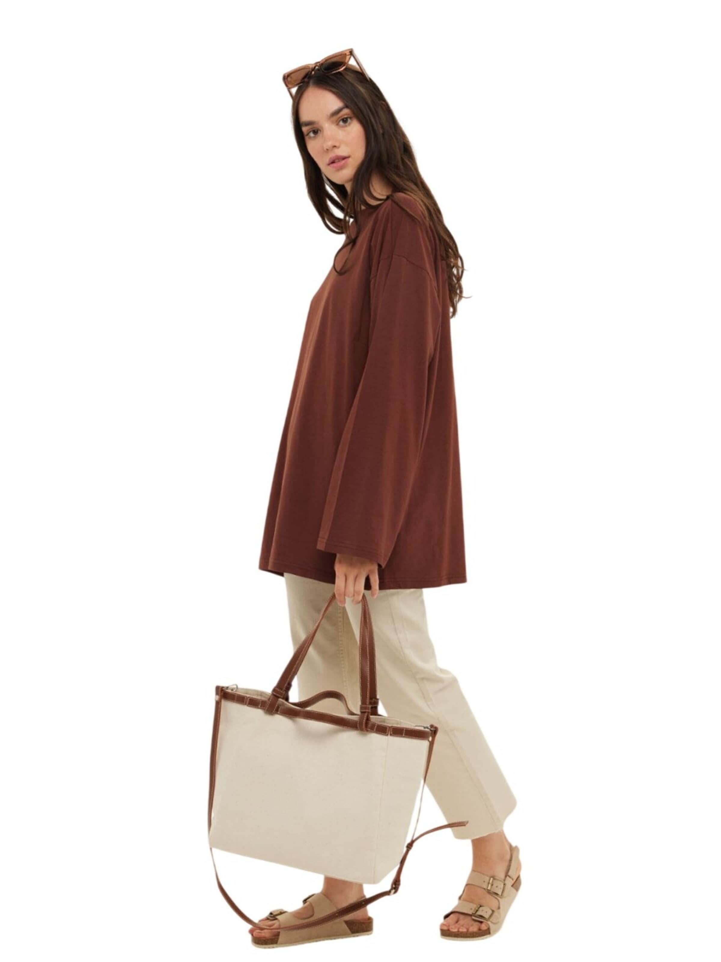 MANUKA Shirt 'Manuka' in Brown