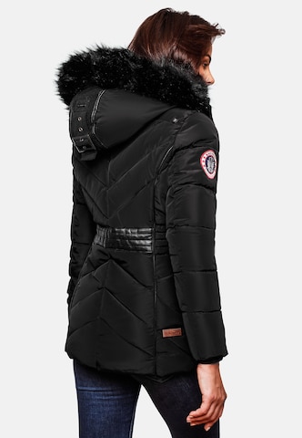 MARIKOO Winter Jacket 'Vanilla' in Black