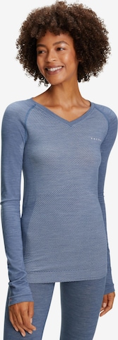 FALKE Base Layer in Blue: front