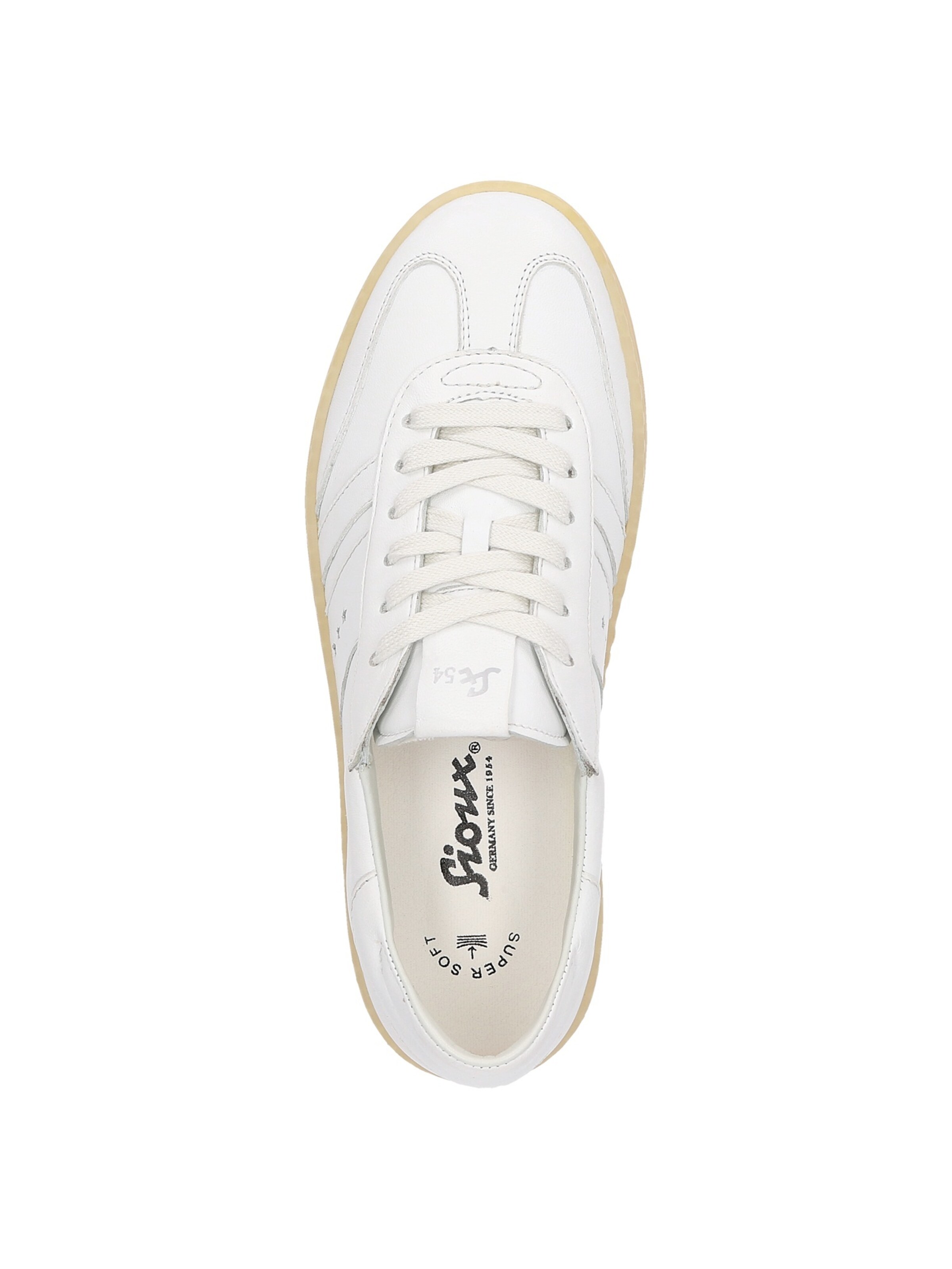 SIOUX Sneakers laag 'Tedroso' in Zilver
