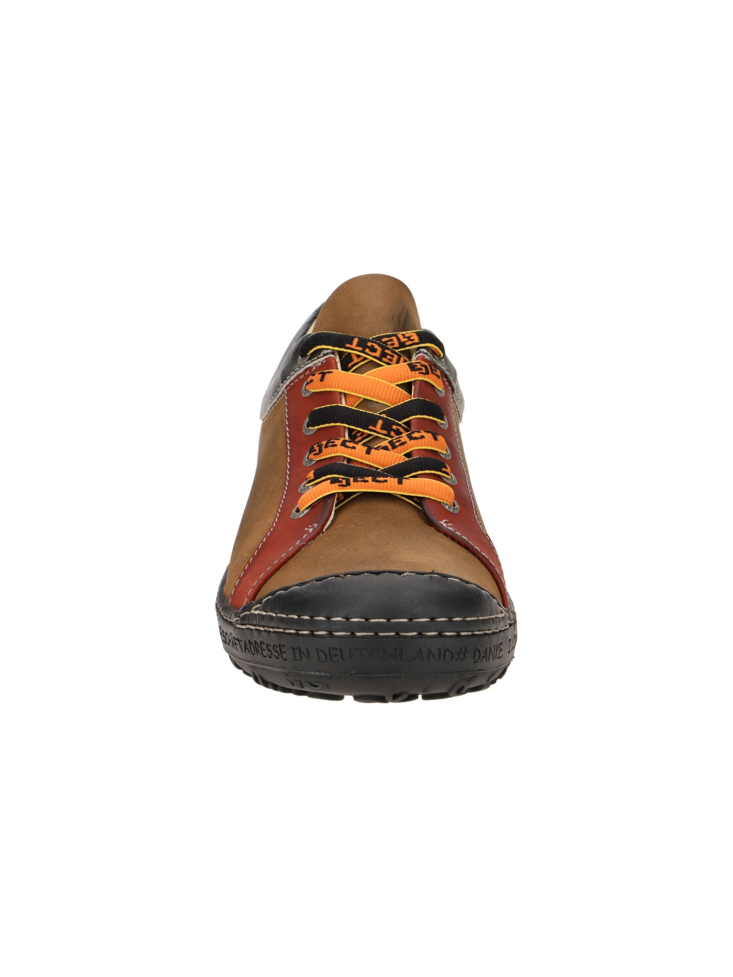 EJECT Schnürschuh 'Eject Dass Schuhe braun rot grün 15736'‌‌‌‌‌ in Braun