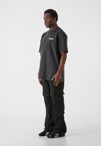 MJ Gonzales Shirt 'Burning Wings' in Schwarz