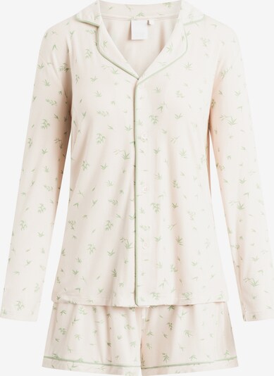 CCDK Copenhagen Pyjama in beige / hellgrün, Produktansicht