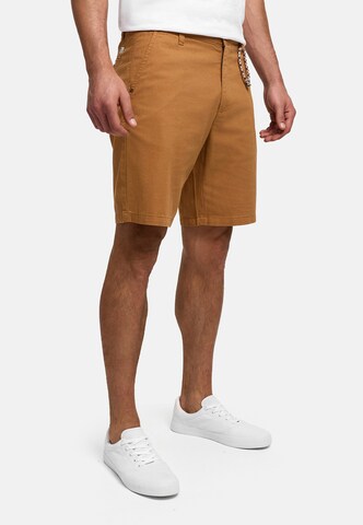 INDICODE JEANS Regular Chino 'Melio' in Bruin
