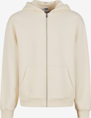 Veste de survêtement Urban Classics en blanc : devant