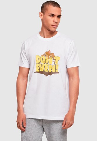 ABSOLUTE CULT T-Shirt 'Tom And Jerry - Don't Even' in Weiß: Vorderseite