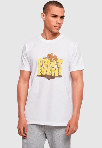 T-Shirt 'Tom And Jerry - Don't Even' ABSOLUTE CULT en blanc : devant