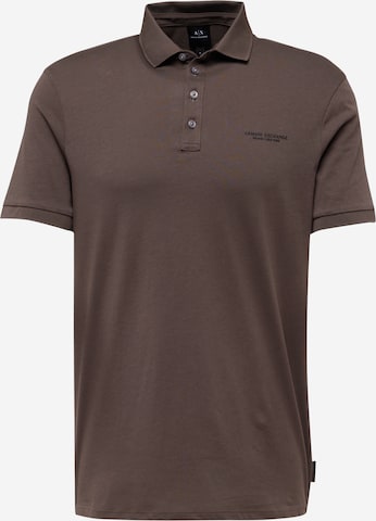 brūns ARMANI EXCHANGE T-Krekls: no priekšpuses