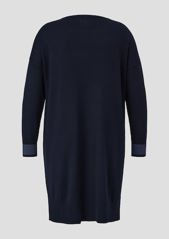 TRIANGLE Knit dress in Blue