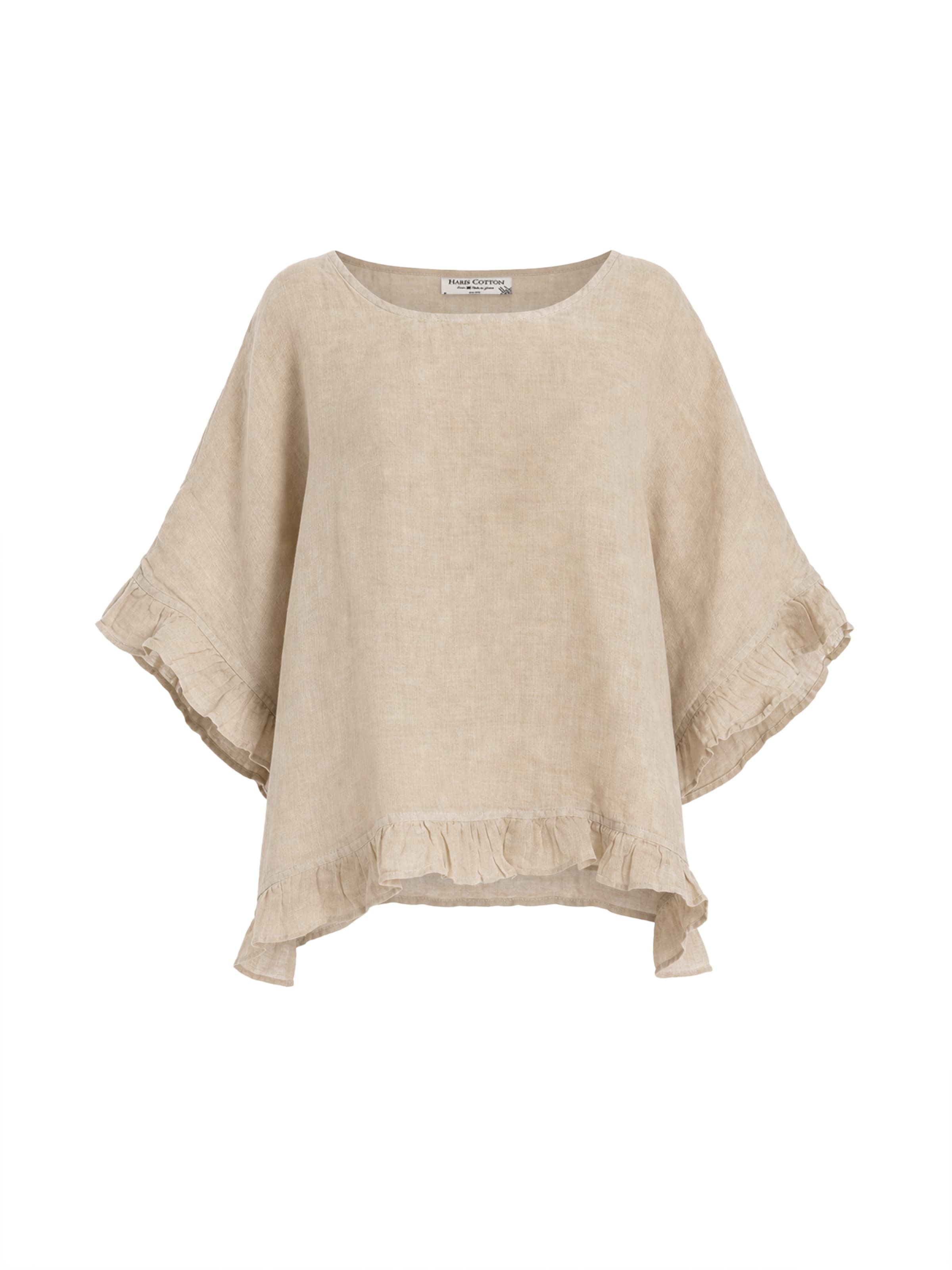 Haris Cotton - Blusa en beige: frente