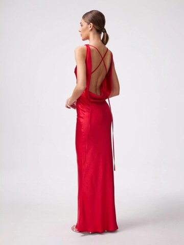 Ivory Field Dress 'Alice Evening Dress in red' in Red