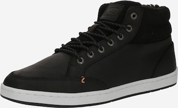 HUB Korkeavartiset tennarit 'Mark L30' värissä musta: etupuoli