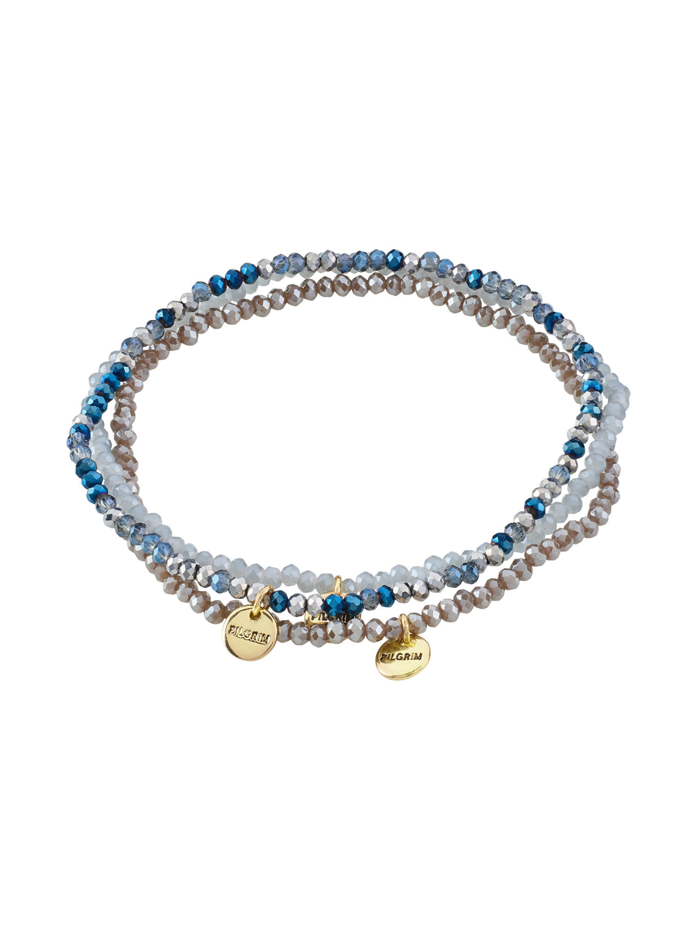 Pilgrim Náramek 'Indigo' – zlatá: přední strana