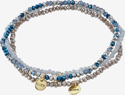Pilgrim Armband 'Indigo' i blå / guld / vit, Produktvy