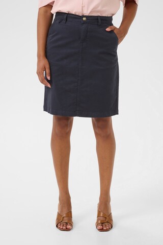 Gonna 'Berta' di Cream in blu: frontale