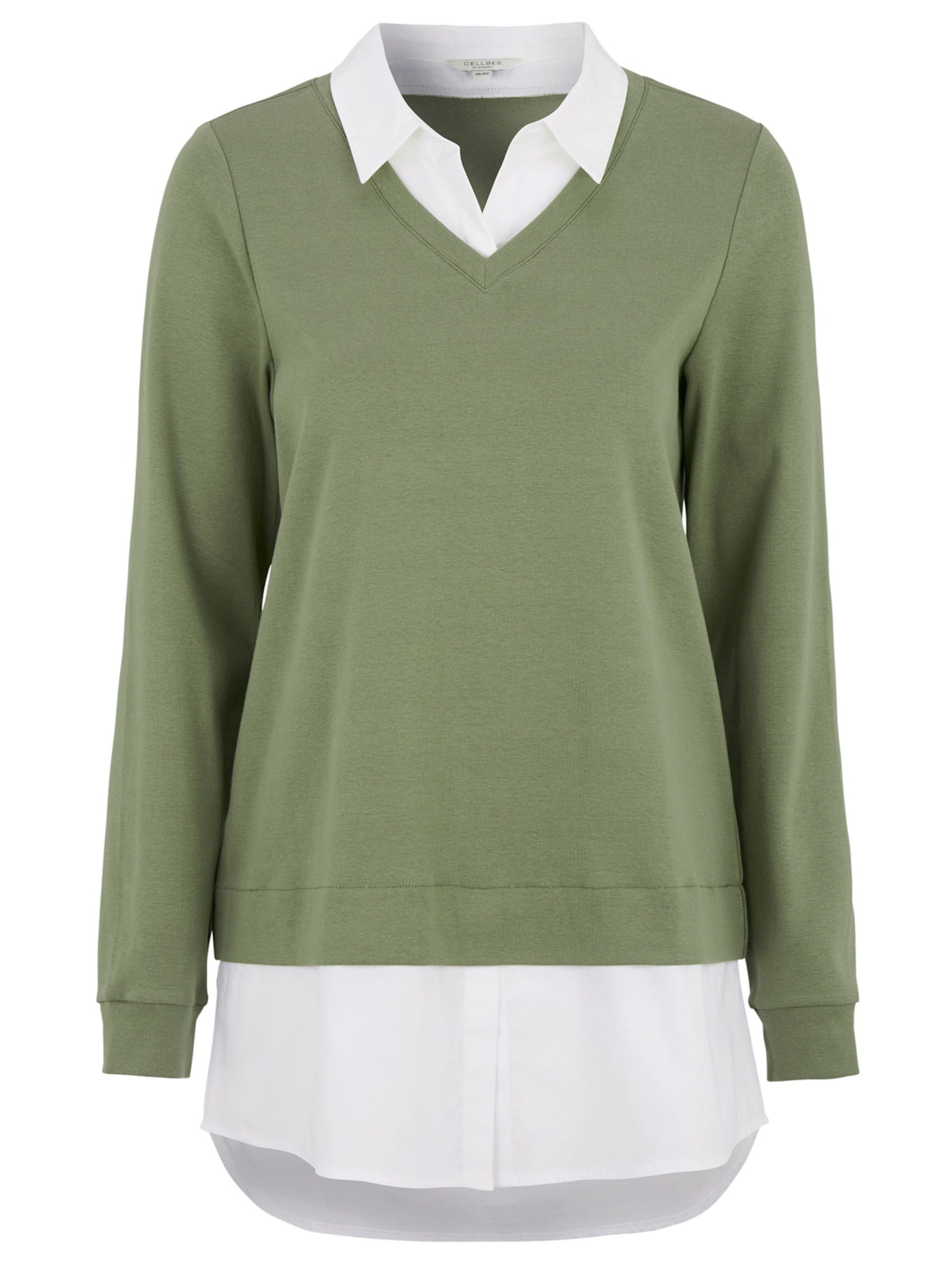 Cellbes of Sweden Shirt in Groen: voorkant