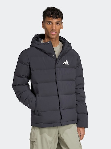 ADIDAS SPORTSWEAR Αθλητικό μπουφάν 'Helionic' σε μαύρο: μπροστά