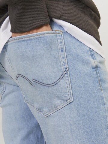 JACK & JONES - Slimfit Calças de ganga 'JJIGlenn' em azul