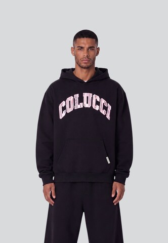 Colucci Sweatshirt 'College' in Black: front