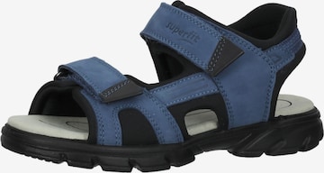 SUPERFIT Sandals & Slippers in Blue: front