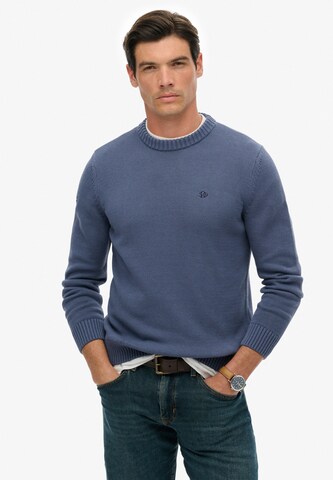 Superdry Trui in Blauw: voorkant