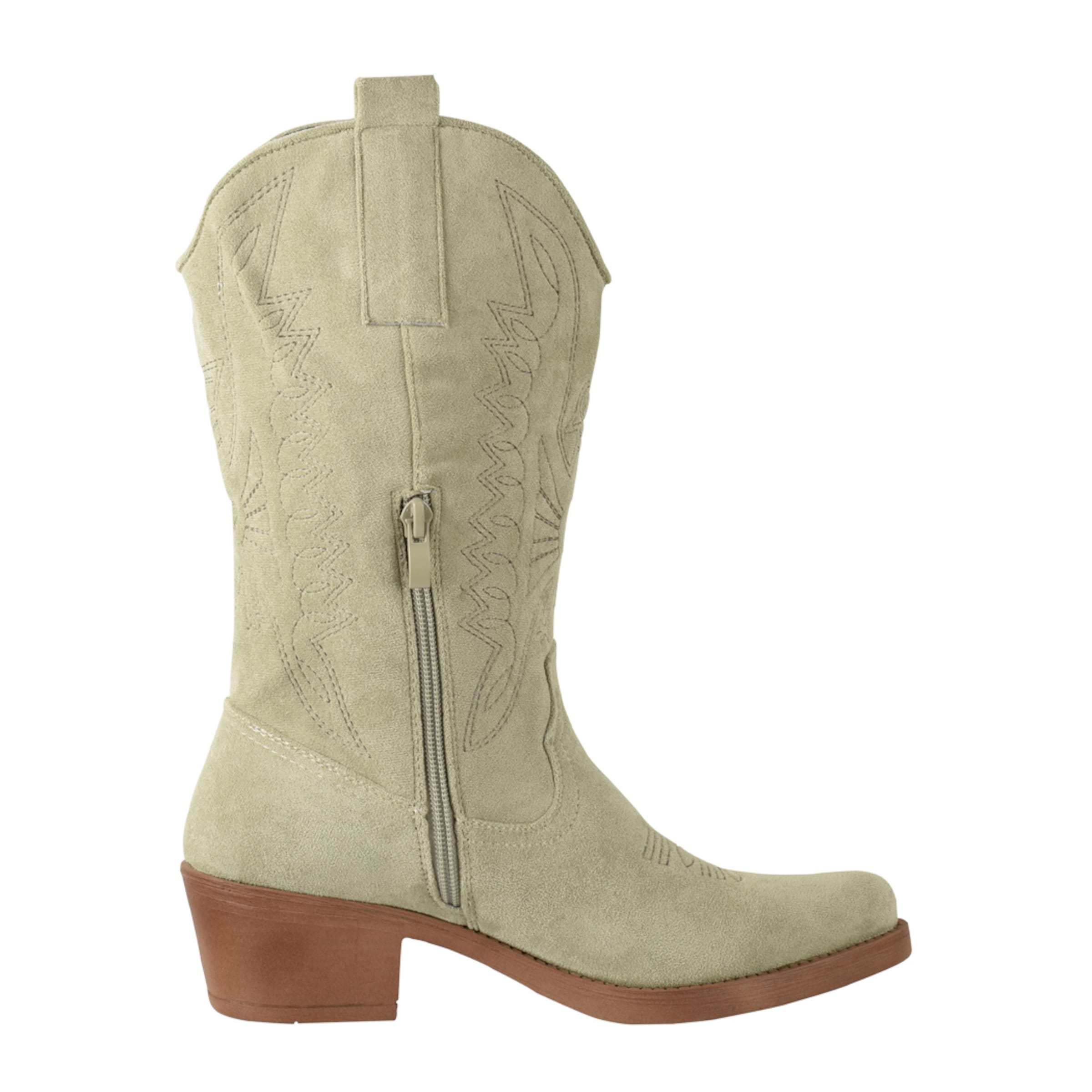 Elara Comwboystøvler i grøn